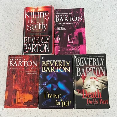 Lot of 5 Beverly Barton Mystery Thriller Romantic Suspense Paperback Books Foto 1 de 4