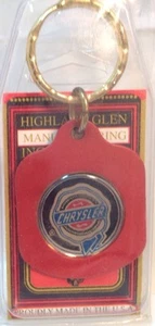 New Red Car Dealership Logo Keychain CHRYSLER ~ Porte-Cle Flambant Neuf~USA~ NWT - Picture 1 of 12