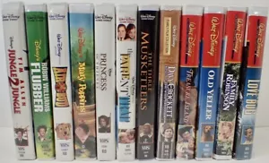 (12) Vintage VHS Bänder CLAMSHELL DISNEY HEIMVIDEO FILME Posten #57 - Bild 1 von 11