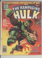 RAMPAGING HULK #8 - MAGAZINE SIZED BOOK - THOR - IRON MAN - ANT-MAN - 1978