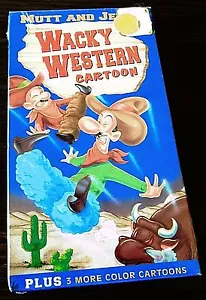 Mutt And Jeff's Wacky Western Cartoon (VHS 1996 BRAND NEW) + 3 More Cartoons - Picture 1 of 8