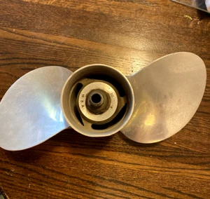 Rare Columbian M3A Stainless Steel 2 blade 14.25” Propeller Outboard Motor - Picture 1 of 6
