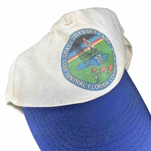 BSA 2001 Space Odyssey Camp Hat Central Florida Council Plastic Backstrap TS-406 - Picture 1 of 7