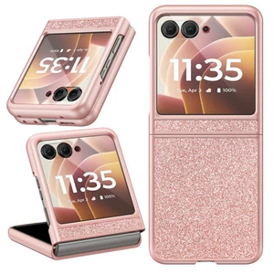 For Motorola Razr 2024/Razr 50 Bling Luxury Case Shockproof W/ Screen Protector - Picture 1 of 8