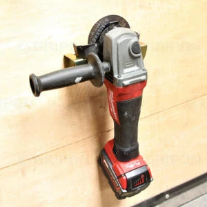 GRIPON Angle Grinder Holder Tool Wall mount Bracket for 5inch Grinder Gold Zinc - Picture 1 of 28