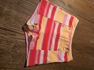 B2PRITY Women’s Medium Lined Swim Shorts Yellow Pink Red Bikini Bottoms - Picture 1 of 2