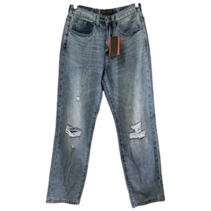 Risen Jeans NWT Women's High Rise Distressed Vintage Jeans Sz M - Picture 1 of 9