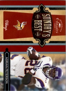 Donruss Classics Sunday's Best Platinum #2 2009 Adrian Peterson #d 25/25 - casi nuevo-como nuevo - Imagen 1 de 1