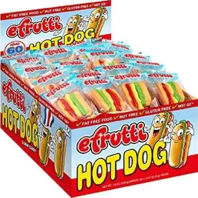 Caramelo de goma Efrutti Hot Dog - Caramelo - 60 piezas Foto 1 de 4