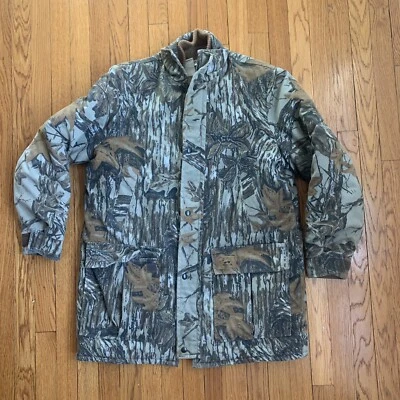 Vintage Duxbak RealTree Camo Quilted Lined Hunting Jacket Mens Medium Regular - Image 1 of 4