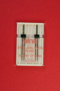 Zwillingsnadel Elna 2,0/80 Doppelpack Stärke 80 - Bild 1 von 2