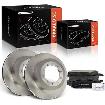 Disc Rotor & Ceramic Brake Pad Rear for Ford F450/550 SuperDuty F53 00-20 F-59 Foto 1 de 4