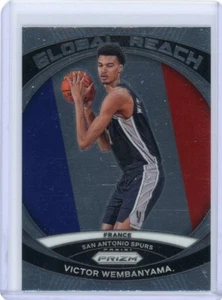 2023-24 Panini Prizm Victor Wembanyama #2 RC Rookie Global Reach Silver - Picture 1 of 1