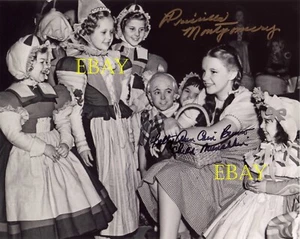 The Wizard of Oz RARE signed photo child Munchkins with Judy Garland RARE ! - Picture 1 of 3