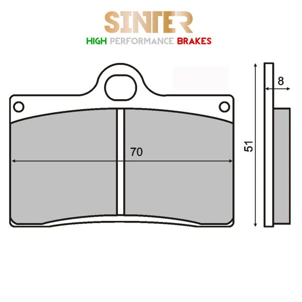 Pareja De Pastillas De Freno Delanteras Sinterizadas TM RACING SMM 300 300 2014 - Imagen 1 de 1