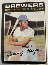 1971 Topps Baseball Card #260 Tommy Harper Milwaukee Brewers