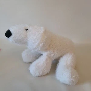 Ganz Webkinz Polar Bear  Bean Bag Plush Stuffed Animal Toy White No Code - Picture 1 of 7