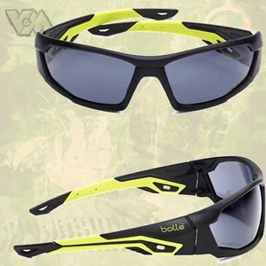 OCCHIALI TACTCAL BOLLÉ MERCURO FUMO VERDE NERO OCCHIALI PROTEZIONE OCCHI OUTDOOR SECURITY - Foto 1 di 2