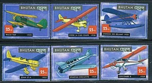 Bhutan 2000 HISTORIC AIRPLANES of the 30's sc#1304 MNH AVIATION - Picture 1 of 1