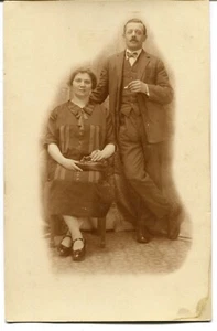 CPA - Carte Postale - Photo - Portrait photo - Homme et Femme (M7862) - Picture 1 of 2