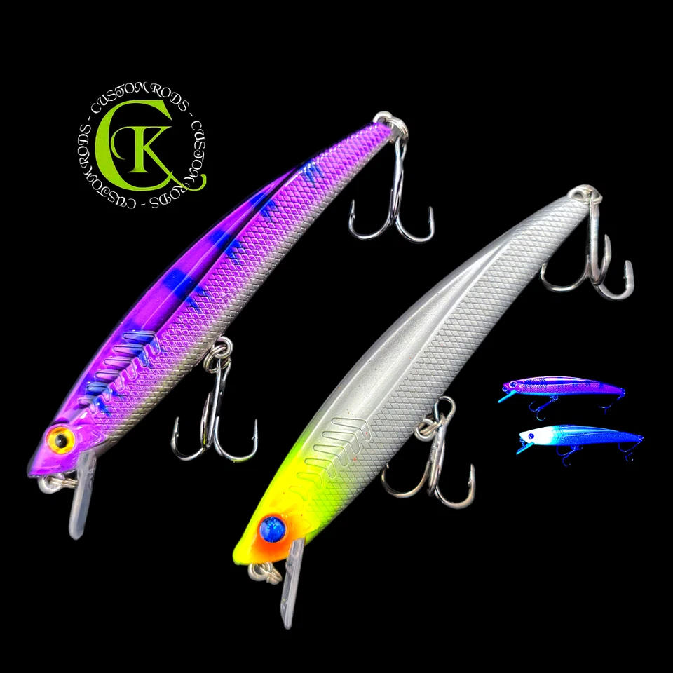 2x 9,2cm Twitchbait Hardbait Crankbait Wobbler Kunstköder Raubfisch Zander NEW - Bild 1 von 1