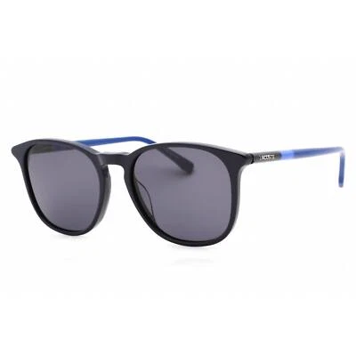 Gafas de sol unisex Lacoste lentes grises azul rectangular marco de plástico L813S 424 Foto 1 de 2