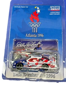 Action Sports Image, 100 Olympics Atlanta 1996, Dale Earnhardt, 1:64 NIP - Picture 1 of 11