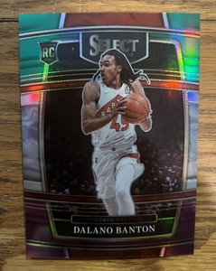 Dalano Banton 2021-22 Panini Select Concourse #91 Tri-Color Prizm RC