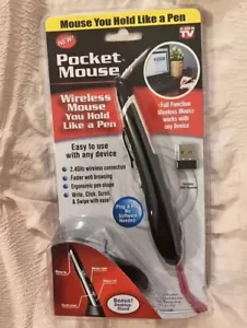 Pocket Mouse Pen As Seen On TV Genuine USB Wireless Pen New Sealed - Picture 1 of 5