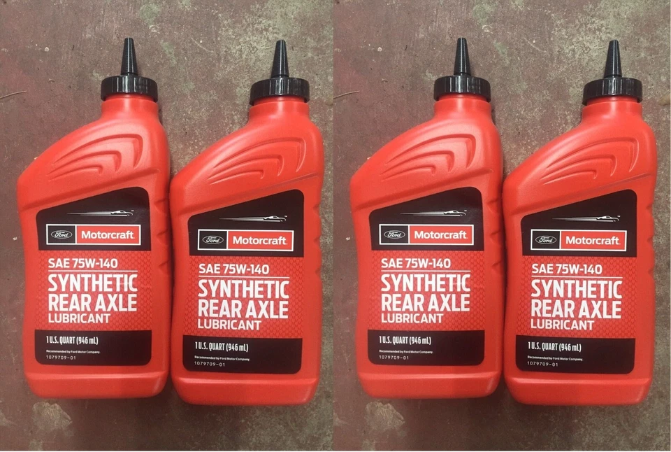 Ford Motorcraft ® SAE 75W-140 Synthetic Rear Axle Lubricant 4 Quart XY-75W140-QL - Image 1 of 1