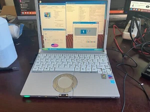 Panasonic Toughbook CF-W4 12.1 Pentium M 1.2GHz 1GB RAM 32GB SSD Windows XP Wifi - Picture 1 of 8