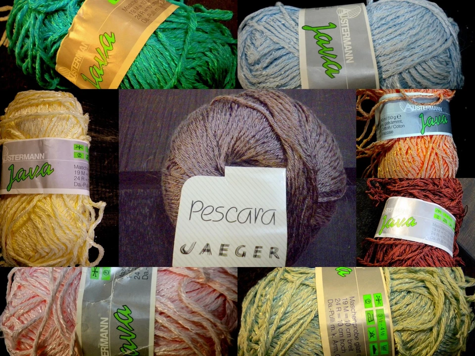 Glanzgarn Viskose Baumwolle Effektgarn Austermann,sonstige Vintage Retro Seite 1 - Bild 1 von 1
