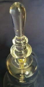 Crystal Bell with Etched Flower Design, Free Shipping! - Picture 1 of 8