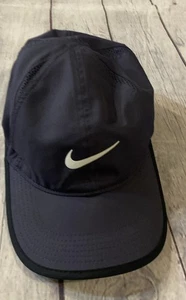 Nike Featherweight  Dri Fit Adjustable Strap Back Hat Lightweight adult Gray - Picture 1 of 20