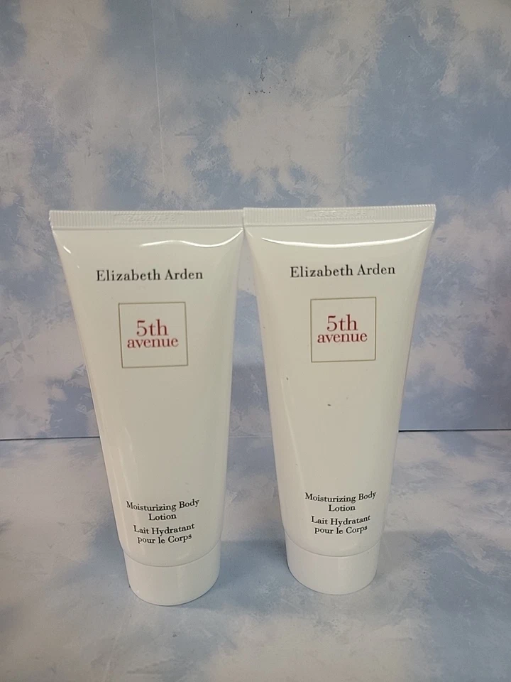 Lote de 2 tubos 3.3oz ELIZABETH ARDEN 5TH AVENUE LOCIÓN CORPORAL HIDRATANTE sellada nueva Foto 1 de 1