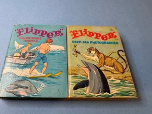 Vintage 1967 Flipper Killer Whale Trouble Book Whitman Publishing Co.  - Bild 1 von 9