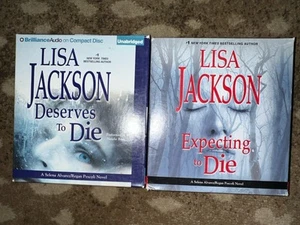 Deserves to Die & Expecting to Die by Lisa Jackson 2 Unabridged Audiobooks - Imagen 1 de 1