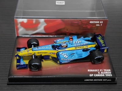 Minichamps 1/43 Renault F1 F. Alonso Canadian GP 2005 LE 502pcs Model - Immagine 1 di 4