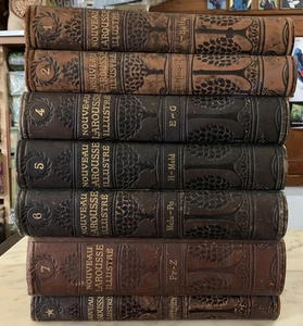 NOUVEAU LAROUSSE ILLUSTRé ENCICLOPEDIA GENERALE DIZIONARIO QUASI COMPLETA - Picture 1 of 12