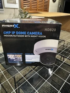 Avertx AVX-HD820 4MP IR Autofocus Zoom Indoor/Outdoor IP Dome Camera *NEW IN BOX - Picture 1 of 5
