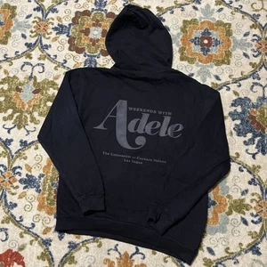 Weekends with Adele Las Vegas Residency Hoodie Adult XL Black Heavyweight Men's - Picture 1 of 7