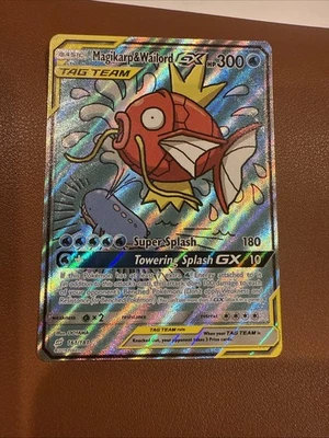 Magikarp & Wailord GX (Alternate Full Art) 161/181 Sm-Team Up Holo - Image 1 of 4