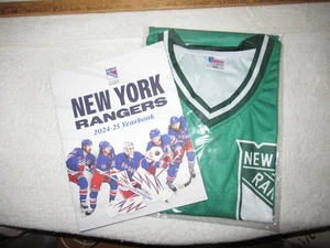 2024-2025 New York Rangers Yearbook - w BONUS SGA Jersey Shirt - Shipped in Box - Bild 1 von 1