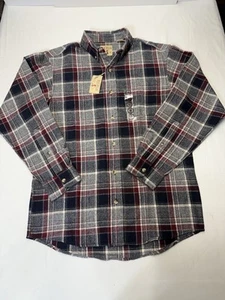 Men's Size Med. RED HEAD BRAND CO. Flannel Button Front Shirt, New - Picture 1 of 6