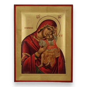Icono Panagia Glykophilousa Kardiotissa - Icono bizantino ortodoxo griego premium - Imagen 1 de 8