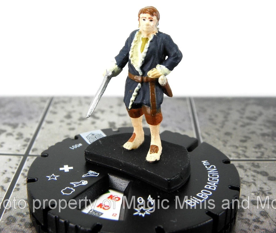 The Hobbit Battle of Five Armies ~ BILBO BAGGINS #001 HeroClix miniature #1 - Image 1 of 1