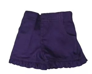 Pantalones cortos morados con volantes para muñecas American Girl de 18" - Imagen 1 de 1
