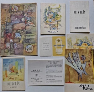 Lote de catálogos / documentos del pintor surrealista De Kolín (Zdenek Chlubny) - Bild 1 von 5