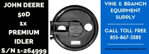 PREMIUM IDLER JOHN DEERE 50D / 50G (SERIAL # 27562 & ABOVE) - Picture 1 of 1