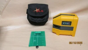 PLS 6g cross-line & point green laser level working cracked lens - Picture 1 of 11
